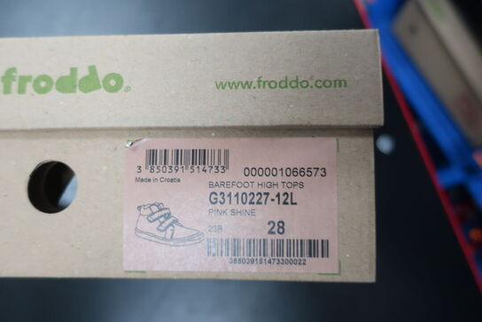Støvler FRODDO Barefoot High Tops G3110227-12L Pink Shine Str: 28