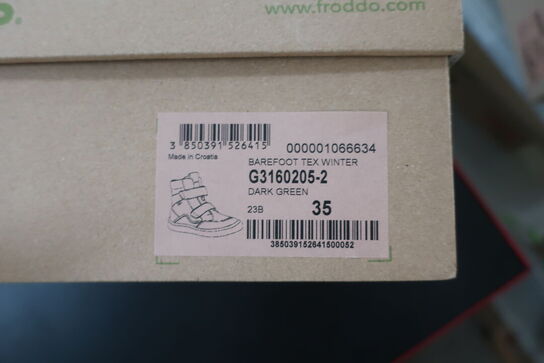 Støvler FRODDO Barefoot Tex Winter G3160205-2 Dark Green Str: 35