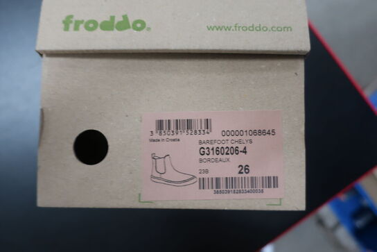 Støvler FRODDO Barefoot Chelys G3160206-4 Bordeaux Str: 26