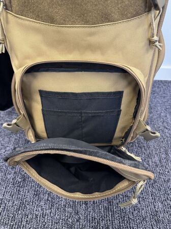 2 stk. Rygsæk 40L Vandafvisende - taktisk gear 2 - champagne