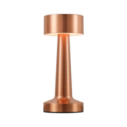 5 stk. Batteridrevet Bordlampe Dæmpbar - Rose Gold