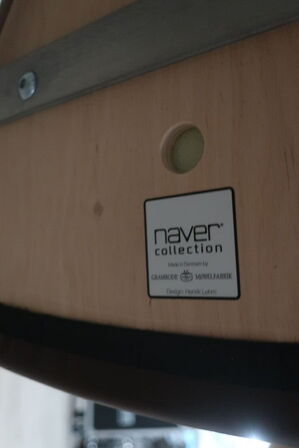 Spisebord NAVER COLLECTION "Oval Table" GM 3942 samt 4 stk. stole NAVER COLLECTION "Panther" GM 4116