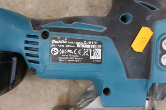 Akku bore/skruemaskine MAKITA, akku stiksav MAKITA med 2 stk. batterier