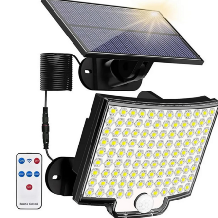 3 stk. Solpanel LED-lampe til indkørsler og haver
