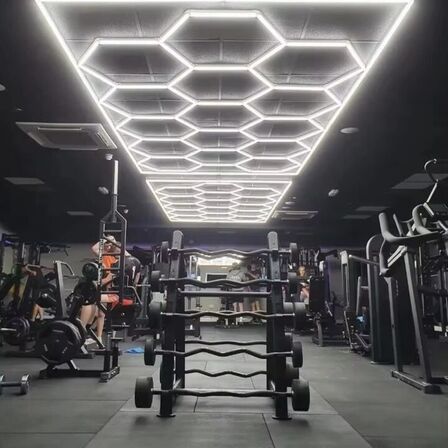 LED Hexagon Loftslys 4840 x 2430 mm