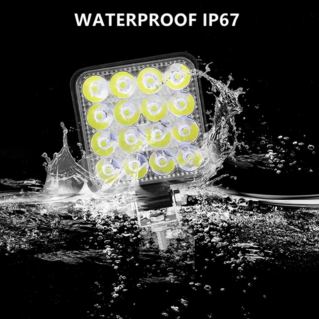 10 stk. LED Arbejdslys 1200 Lumen IP67