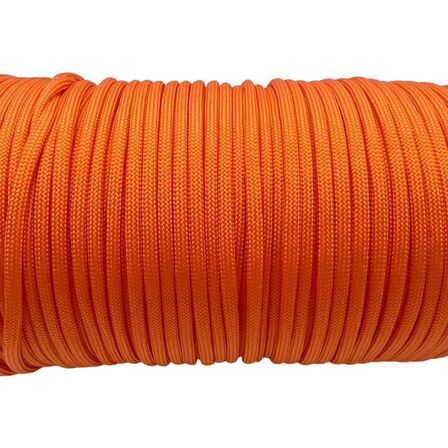 3 stk. Faldskærmsline Paracord 550 100M Orange