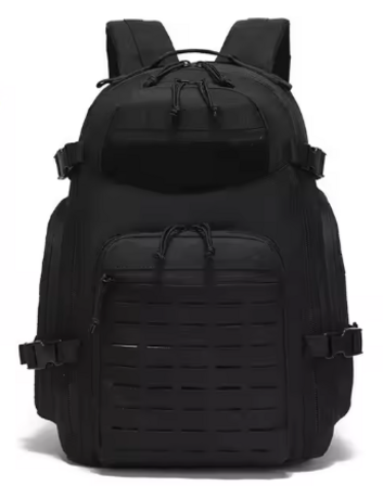 Rygsæk 40L Vandafvisende - taktisk gear 2 - sort