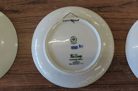 10 stk. Juleplatter ROYAL COPENHAGEN