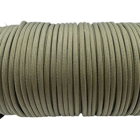 3 stk. Faldskærmsline Paracord 550 100M Military Green