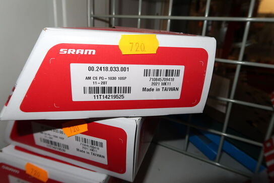 3 stk. kassetter SRAM AM CS PG - 1030 10SP 11-28T