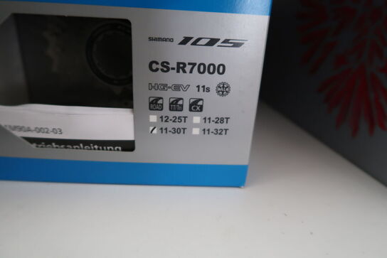 4 stk. kassetter SHIMANO 105 CS-R7000 11-30T