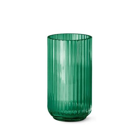 3 stk. Lyngby glasvase grøn 20 cm