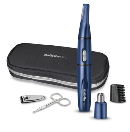 Babyliss næsehårstrimmer 5-i-1 blue edition 