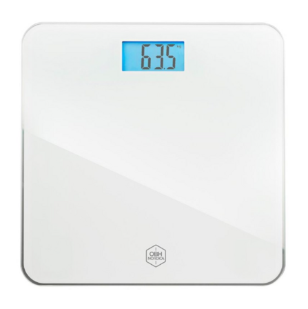 OBH Nordica Badevægt Classic Light white scale
