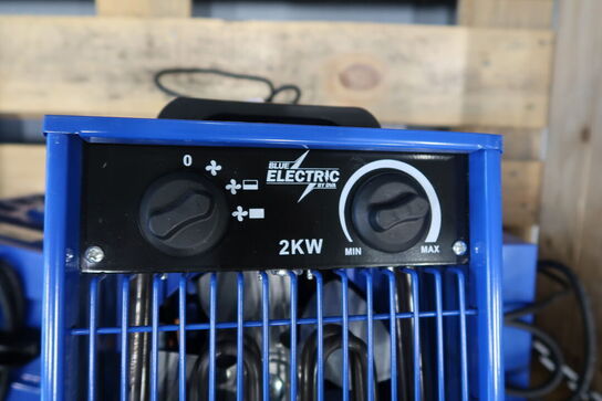 4 stk. varmeblæsere BLUE ELECTRIC