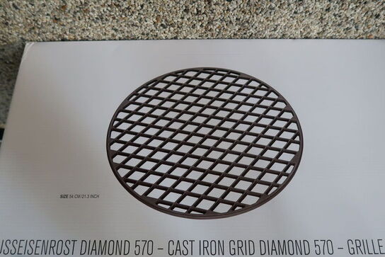 Støbejernsrist OUTDOORCHEF Diamond 570