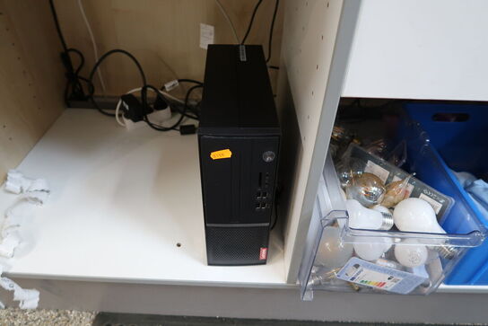 Computerskærm HP, tastatur, mus, håndscanner, computer LENOVO