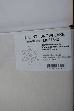Pendel LE KLINT Snowflake Medium LK81342