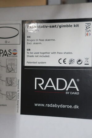 3 stk. Gimble-kit RADA
