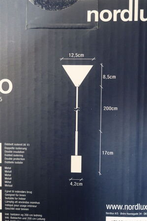 2 stk. Pendel NORDLUX Paco