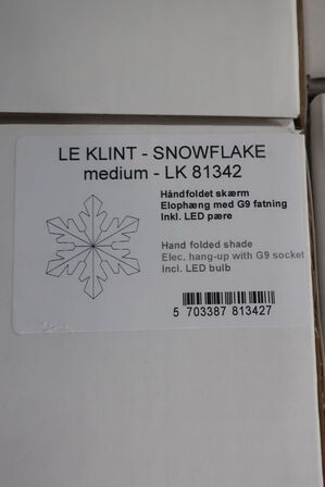 Pendel LE KLINT Snowflake Medium LK81342