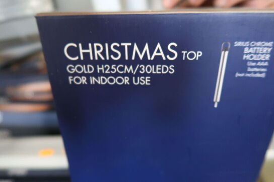 3 stk. julelys SIRIUS Chrismas Top
