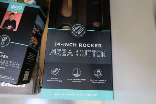 2 stk. pizzaskærer GINO D'ACAMPO