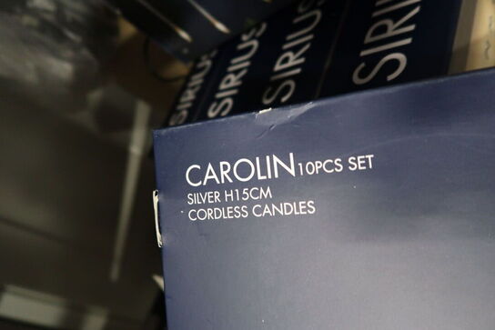 4 stk. julelys SIRIUS Carolin 10pc set