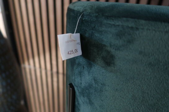 Taburet grøn velour