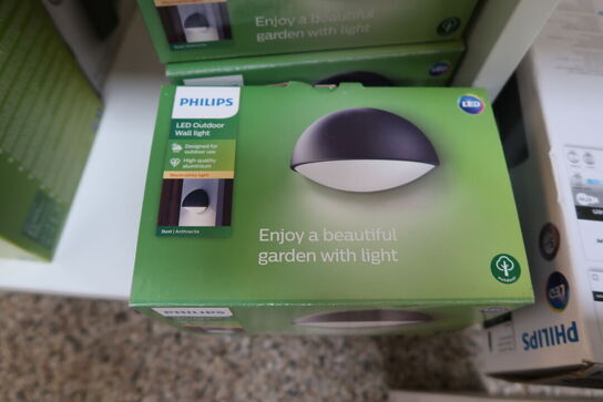 3 stk. udendørslamper PHILIPS LED Outdoor Wall Light