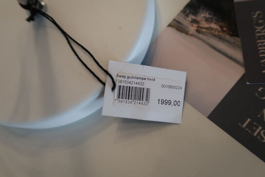 Gulvlampe BELID Sway Hvid