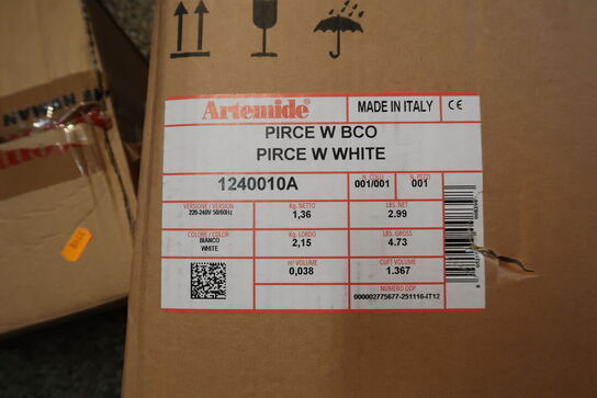 Væglampe ARTEMIDE Pirce W Bco