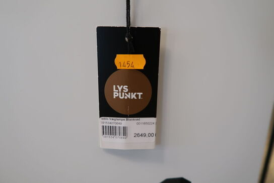 Væglampe DIABLO Blankrød