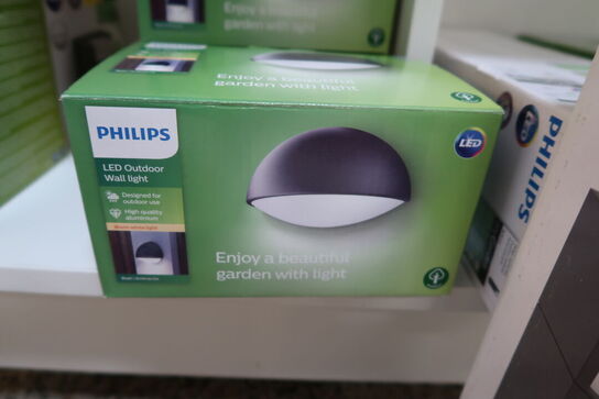 3 stk. udendørslamper PHILIPS LED Outdoor Wall Light