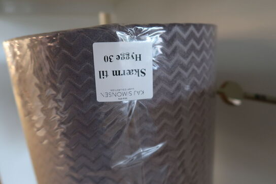 Bordlampe KAJ SIMONSEN Hygge E27 Alu/ZigZag