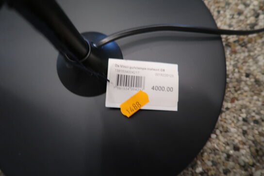 Gulvlampe BELID DaVinci Matsort G9