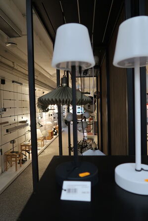 Bordlampe TRIO Genopladelig Sort