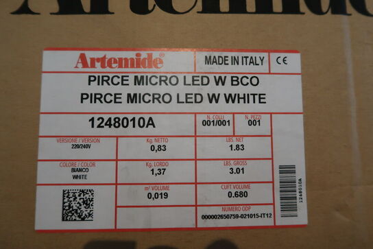 Væglampe ARTEMIDE Pirce Micro LED W BCO