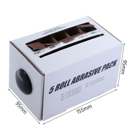 2 stk. Multi Abrasive Rolls Pack – Sandpapir i en praktisk dispenser
