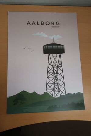 8 pakker plakater Aalborg - 3 stk. pr. pakke