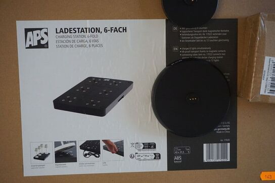 Diverse lamper inkl. lader 