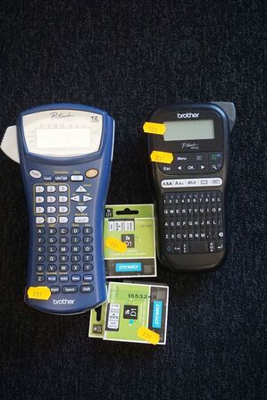 2 stk. labelprintere BROTHER