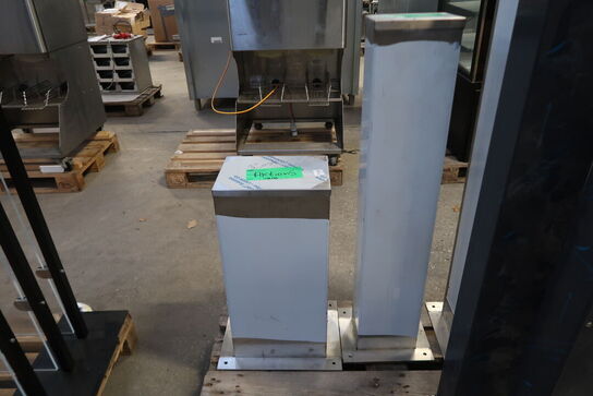 6 stk. Stål søjler evt. til eludtag / installation