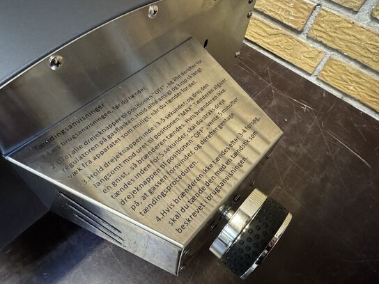 13" pizzaovn til gas med pizzasten 4000W