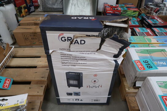 Gasvarmeovn m/blæser 4,2 kW - Grad