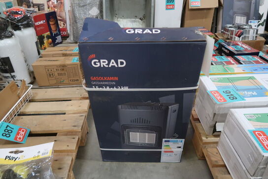 Gasvarmeovn m/blæser 4,2 kW - Grad