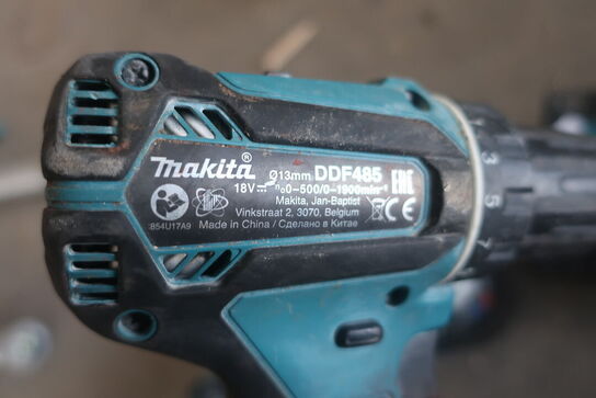 Akku. Vinkelsliber og boremaskine MAKITA