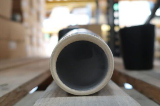 4 stk. Multiskål/krus stentøj mat sort 85 mm Rustik