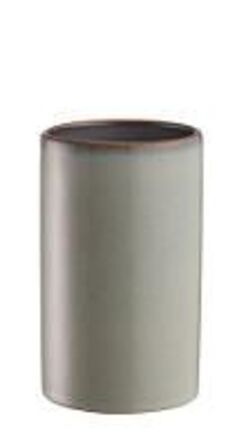 12 stk. Redskabskrukke stentøj kaki H150 mm Rustik